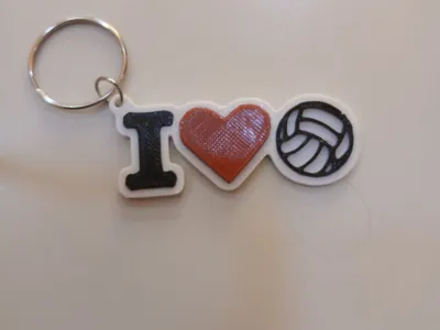 LLavero I love Volleyball