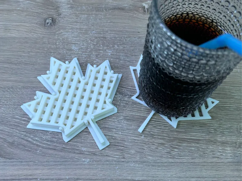 leaf coaster