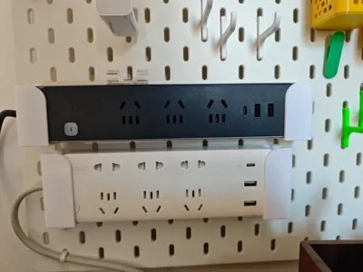 Ikea Pegboard Socket Power Strip Mounting Bracket