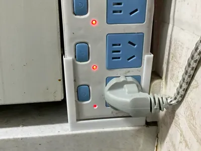 Power strip holder, vertical power strip holder, power strip mount