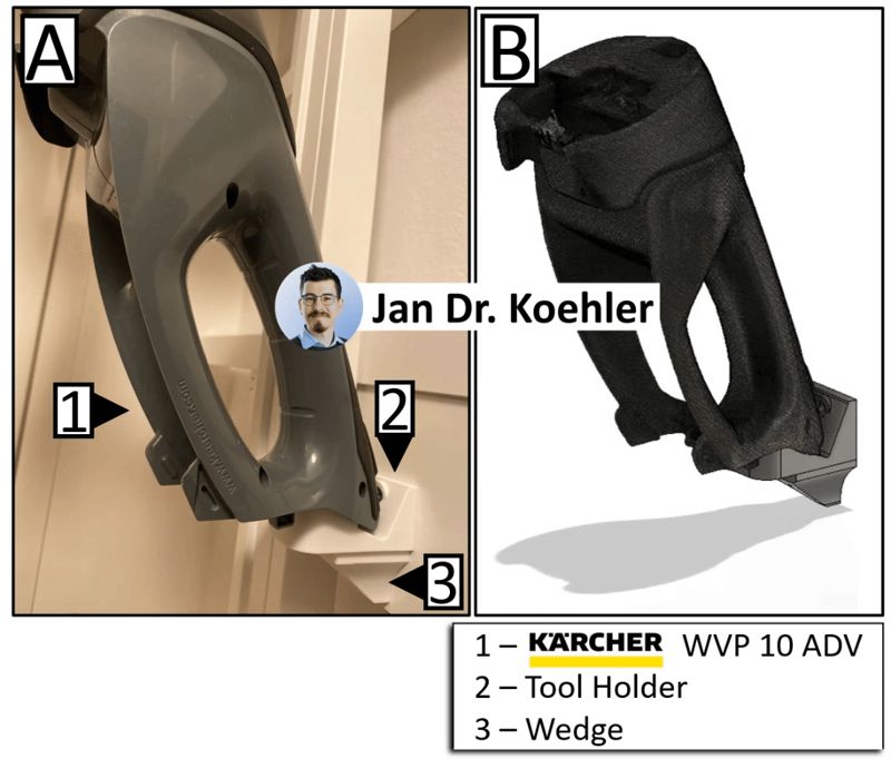 Kärcher WVP 10 ADV Holder (Upside-Down Storage)