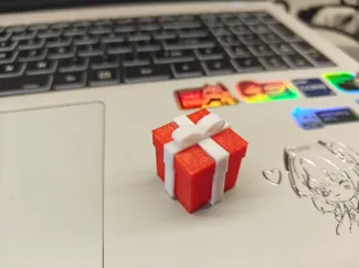 可以装一粒糖果的迷你圣诞糖果礼盒