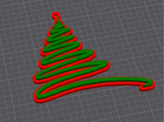 Simple Christmas Tree Ornament