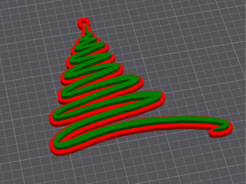 Simple Christmas Tree Ornament