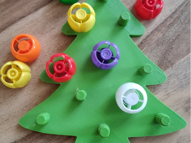 christmas tree for screw caps