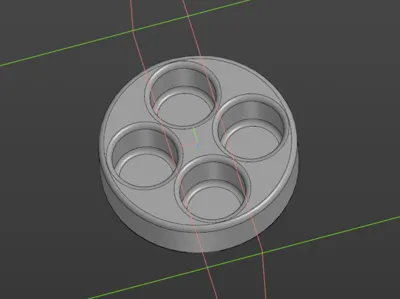 Adapter for 6mm magnets (up to 4.5mm thick)