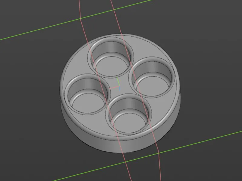 Adapter for 6mm magnets (up to 4.5mm thick)