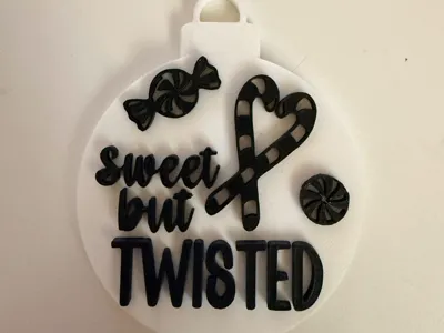 Sweet but twisted ornament