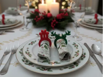 Christmas Napkin Holders: Gift, Tree, Hat and more