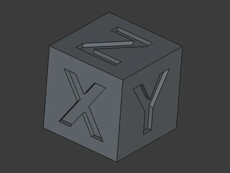 XYZ cube