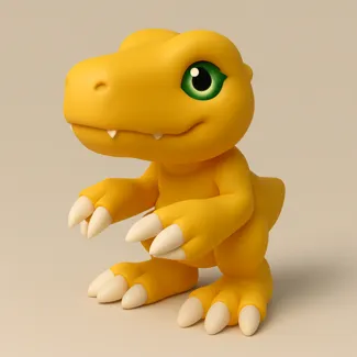 Agumon Digimon Creature Model