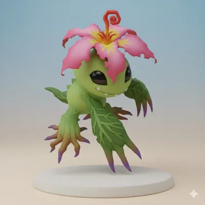 Palmon Digimon Creature Model