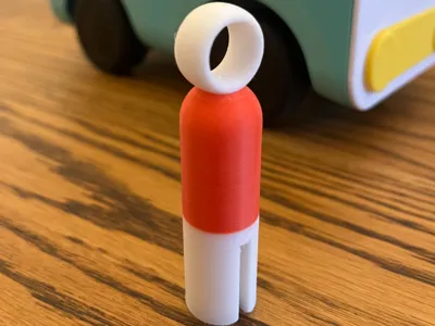 Lovevery compatible - Wheel Around Town Bus meeple