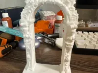 Fronton de porte style rococo à la déesse — photo 1