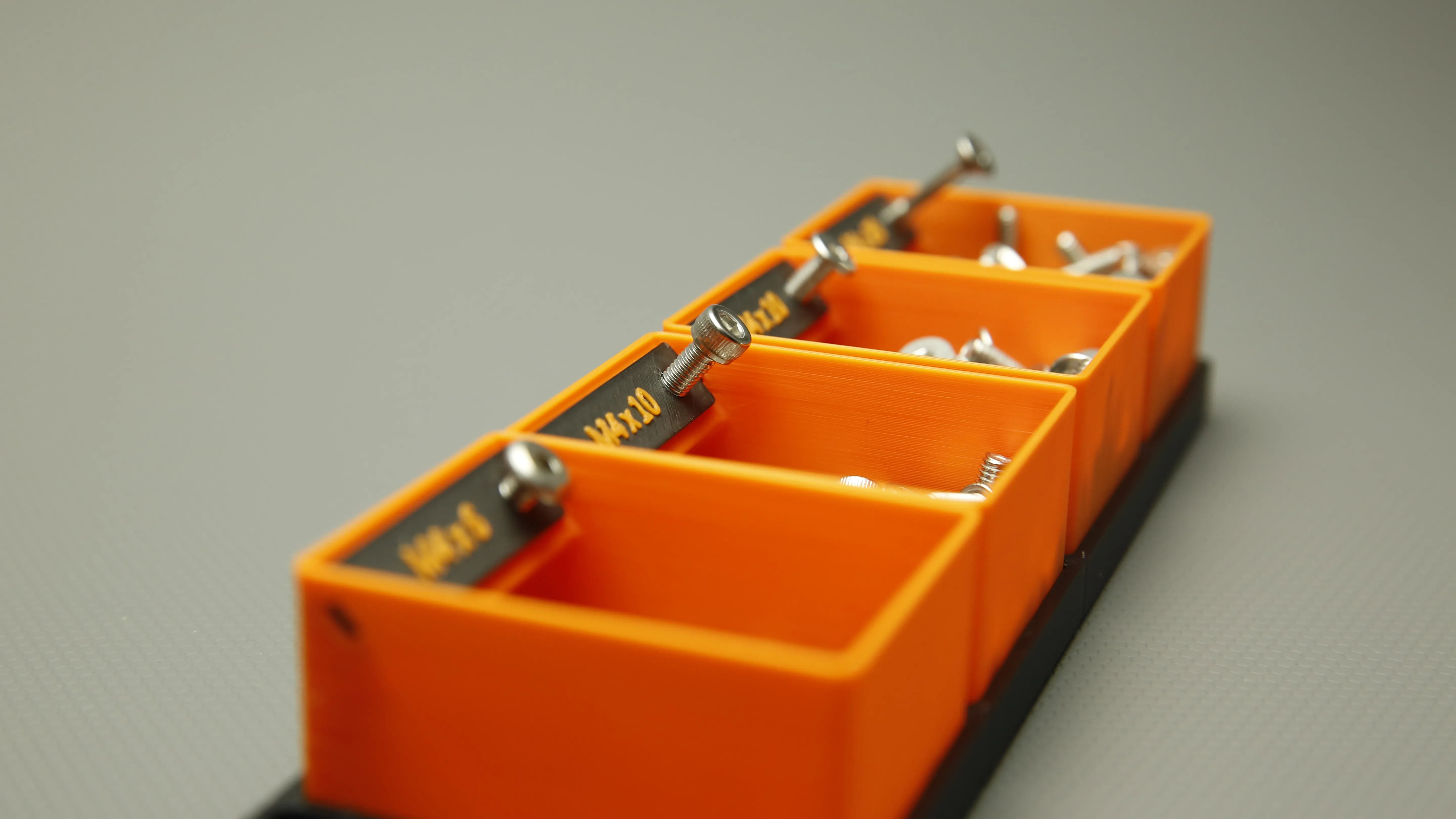 M2-M4 Screw Storage Box with Display Slot, Detachable, Dual Color ...