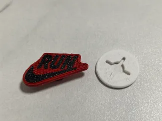 耐克NRC马拉松号码扣