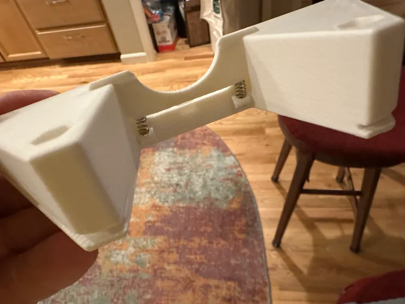 low-rise magnetic mount for starlink mini w/ latch