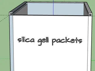 silica gell storage and lid