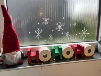 HO HO HO Toilet Paper Holder