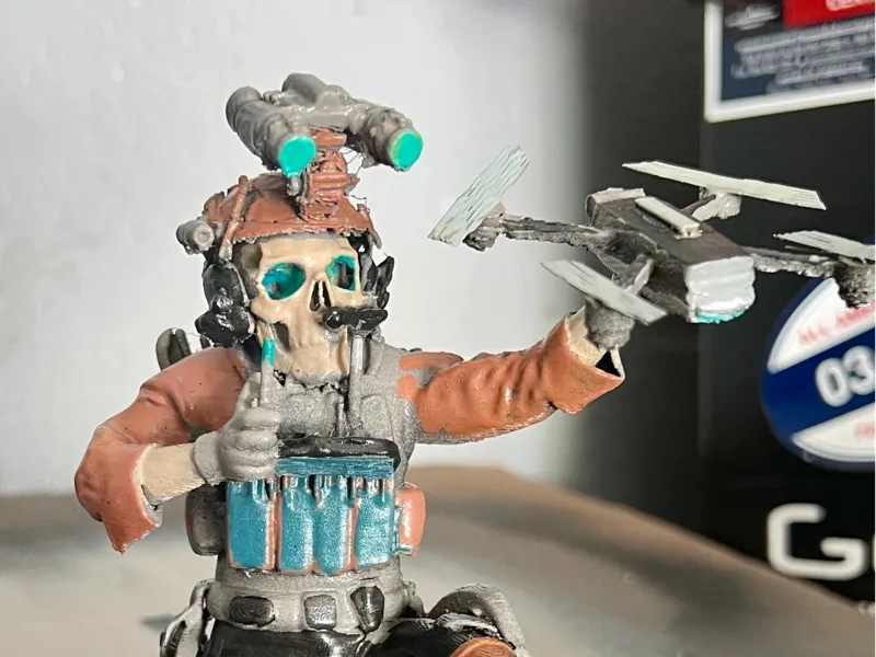 service-member-with-drone
