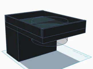 3D printed filter sock holder