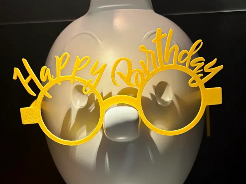 Glasses Happy Birthday