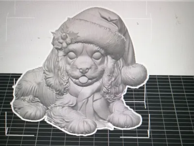 Christmas Cocker Spaniel