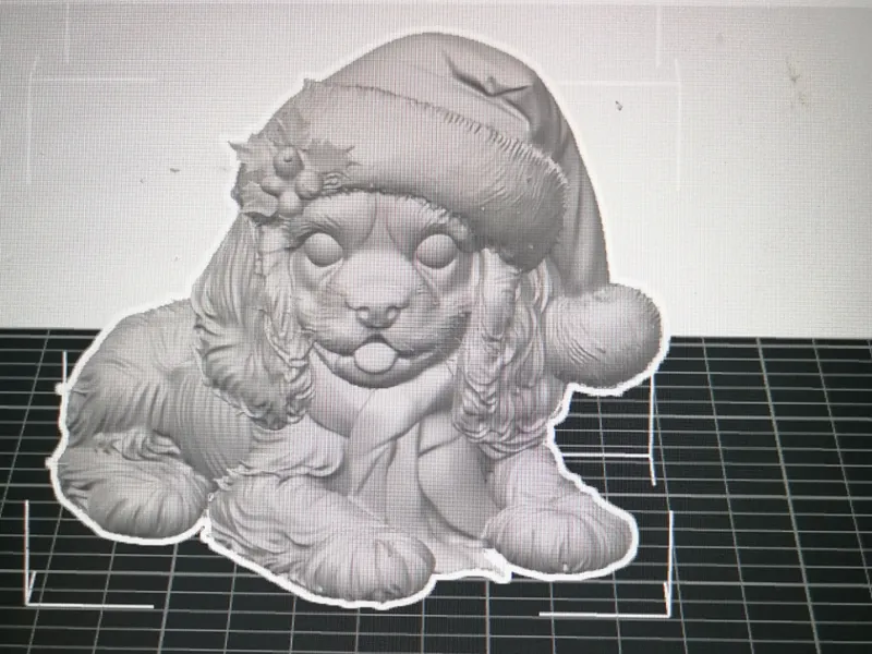 Weihnachtlicher Cockerspaniel