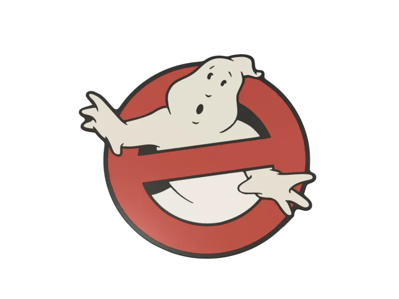Plaque fantome Ghostbuster 1