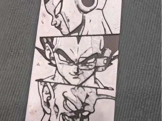 龙珠版画书签