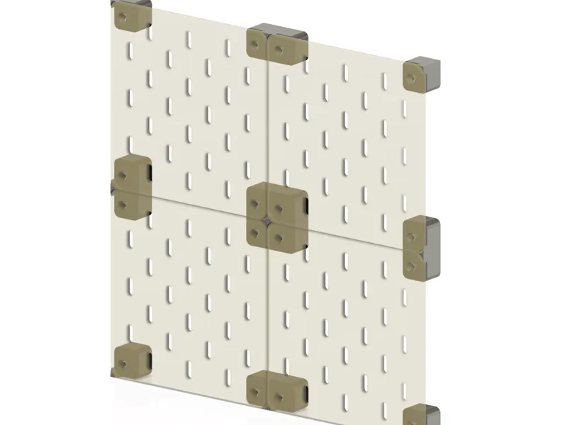 IKEA SKADIS M4鎖孔牆面黏貼套件