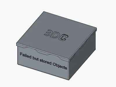 Box for failed prints