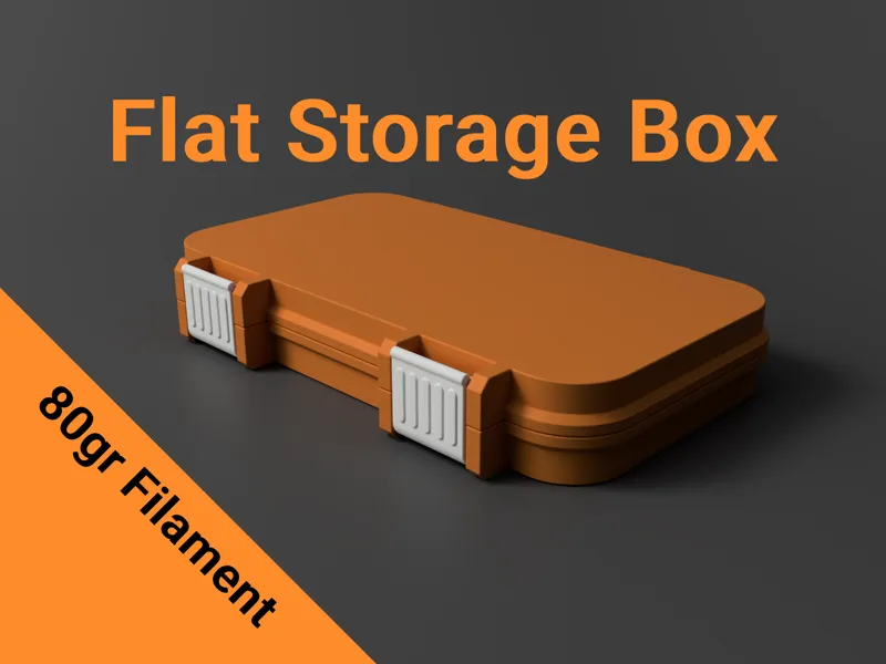 Flat Storage Box