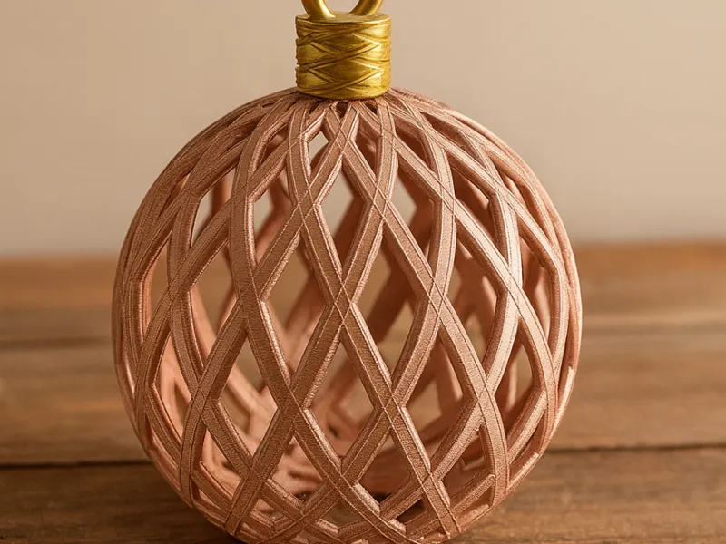 openwork Christmas tree bauble