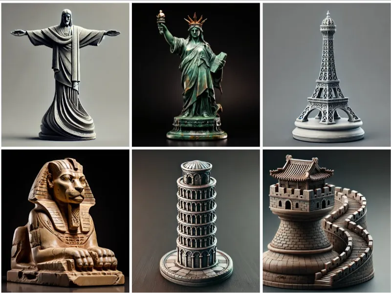 Ajedrez monumentos del mundo