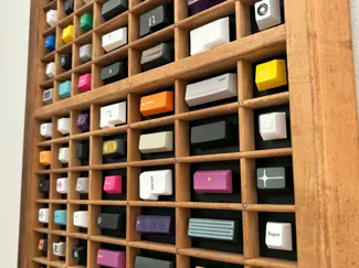 Type Tray Keycaps Insert