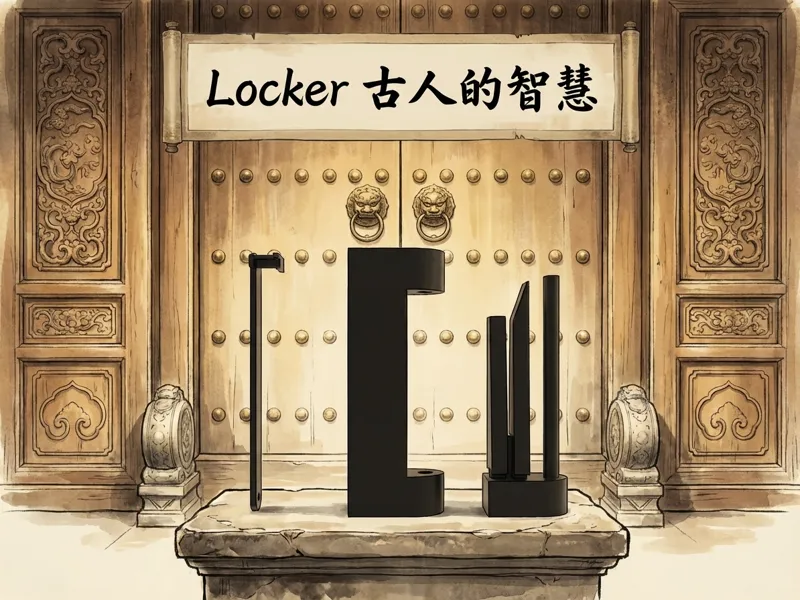 古锁-先人的智慧-简单高效的机巧装置