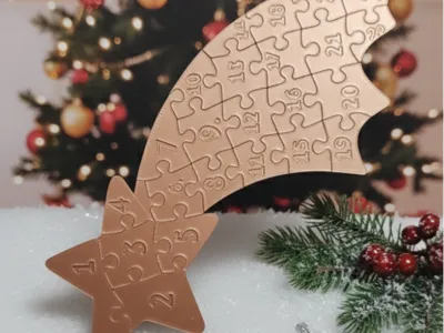 Comet of Advent – 3D Countdown Puzzle