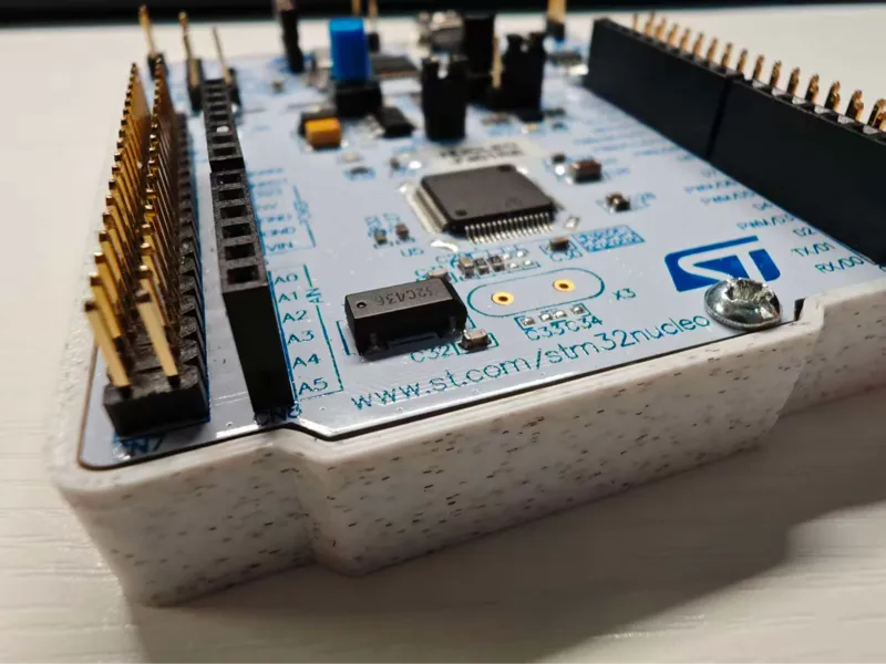 STM32 F401 RE 底座针脚保护壳 M3螺丝固定 严丝合缝