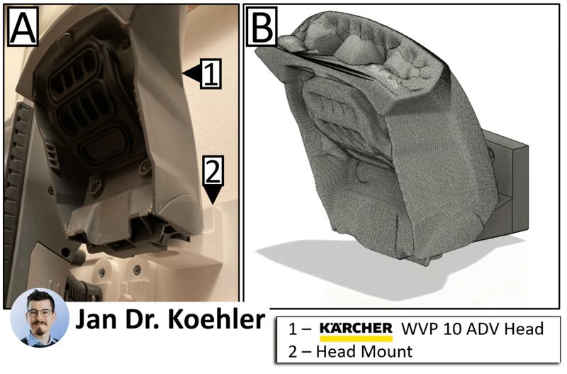 Kärcher WVP10 Advanced – Wiper Head Holder