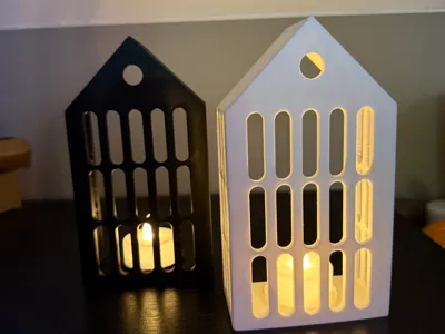 Christmas Tealight House