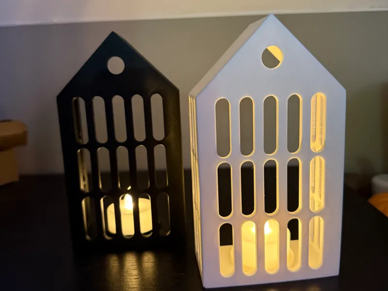 Teelicht Haus Weihnachten