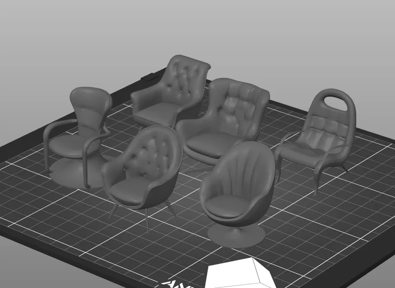 Doll House Chairs