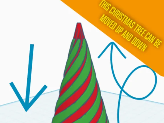 christmas tree Spiral Fidget Toy