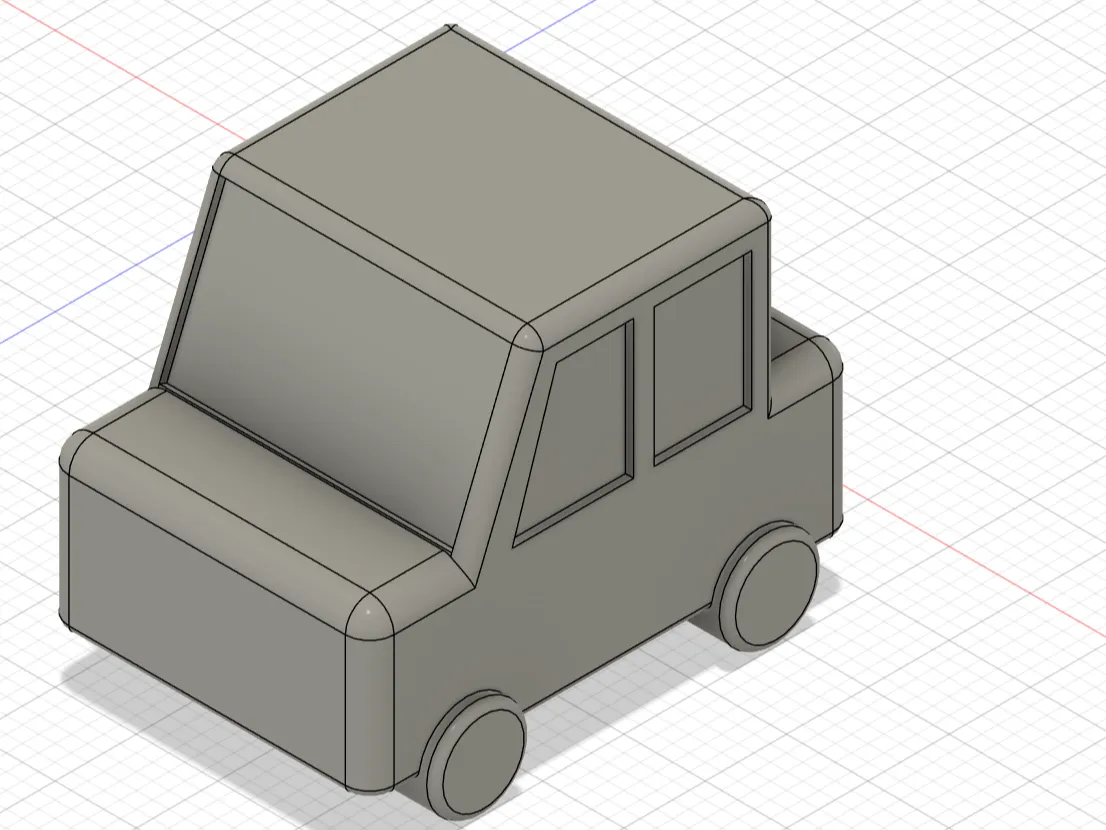 Tiny Car - Free 3D Print Model - MakerWorld