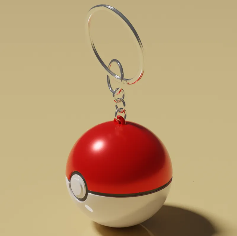 POKEBALL KEYCHAIN