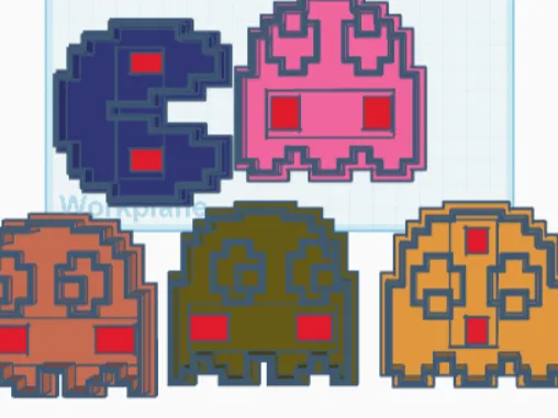 Pac-Man cookie cutters