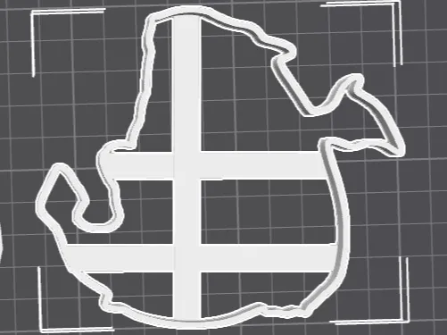 Chunkzard cookie cutter