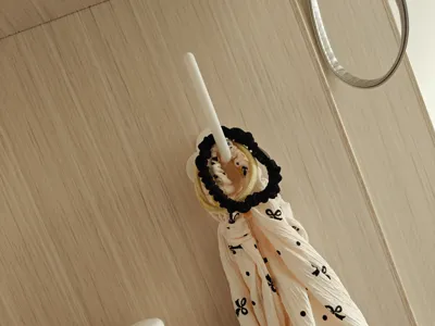 Hair tie hook