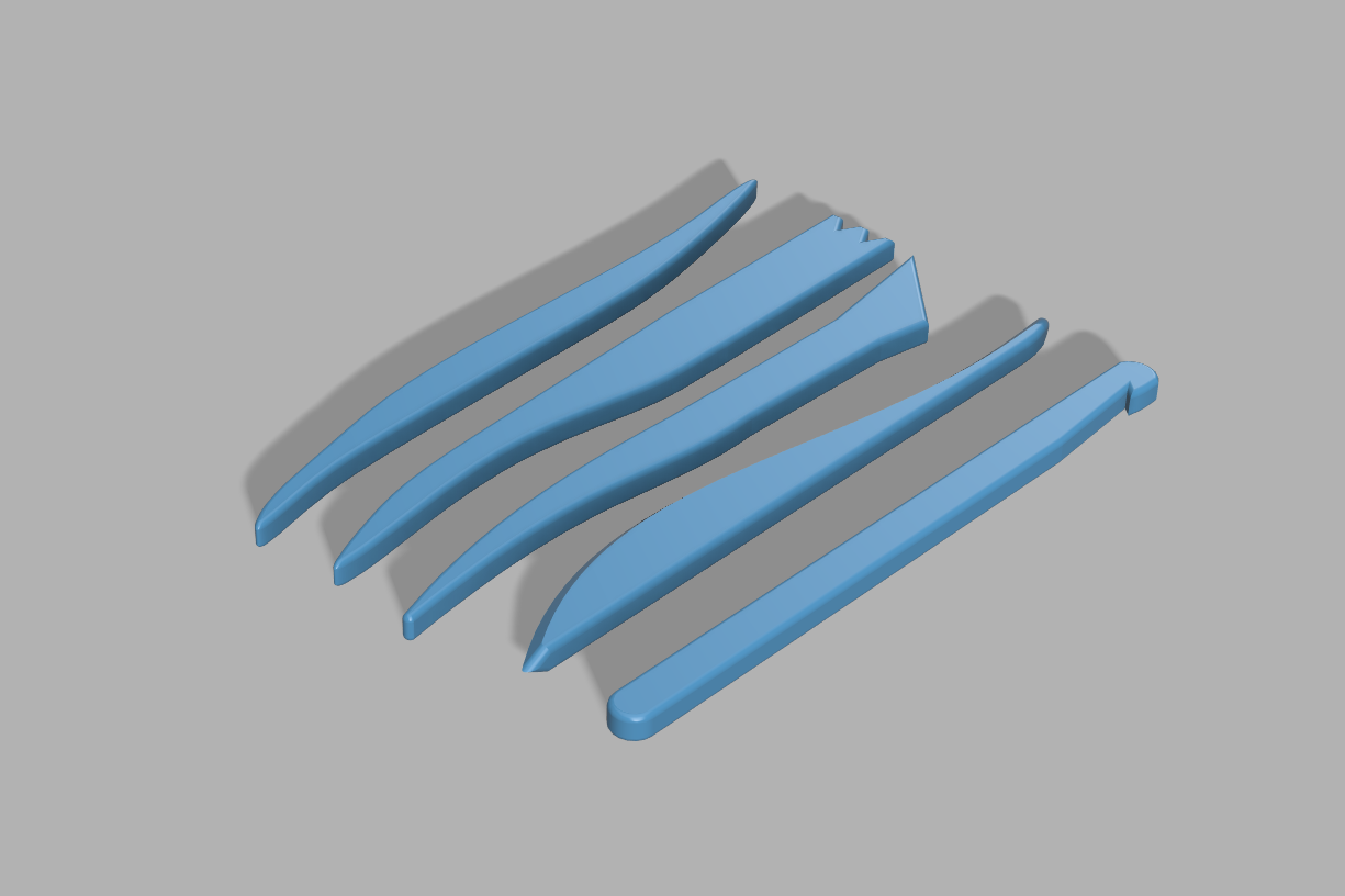 Simple Clay Modelling tools